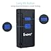 Eyoyo Mini 1D Wireless Barcode Scanner Bluetooth,3-in-1 Bluetooth&2.4G Wireless&Wired Connection, Portable Inventory Bar Code Reader Compatible with iPhone, Android, Windows, Mac Tablets or Computers