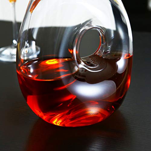 UPKOCH Garrafa de Vinho de 1200Ml Garrafa de Cristal Chumbo Aerador de Vinho Garrafa de Vinho Tinto