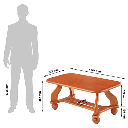 Image of Woodness Togo Coffee Table (Matte, Dark Oak)