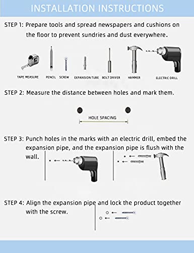 Ofilles 6 Pcs Gold Wine Rack Wall Mounted, Wall Wine Bottle Holder Display, Metal Hanging Wine Rack Organizer For Beverages/Liquor Bottles Storage #TOP6