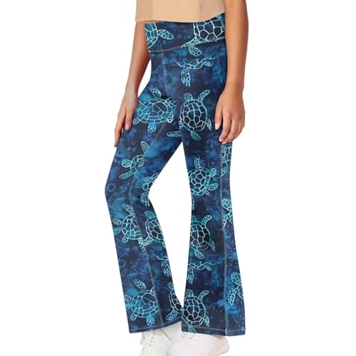 Image of Girls Flare Leggings Cute Bell Bottoms for Teen Girls Wide Leg Sweatpants for 5-14 T