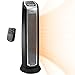 Lasko 5790 Oscillating Ceramic Tower Heater with Remote Control,Black 5790