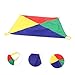 FELTECHELECTR Rainbow Parachute for Kids Outdoor Group Play Game for Kindergarten Colorful 10ft Play Parachute for Cooperative Activities and Team Building