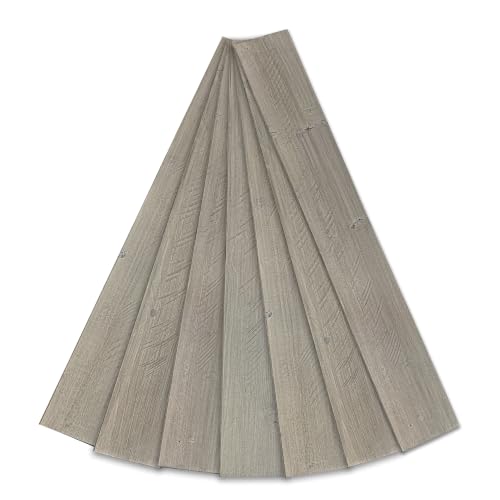 Real Wood Wall Planks-5" White Shiplap Panel Peel and Stick 10Pack 12.5SqFt