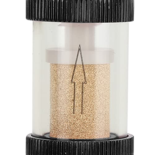 Motorrad-Benzinfilter, Carving Hitzebeständigkeit Motorrad-Kraftstofffilter für Motorräder mit 6 mm Durchmesser(Schwarz)