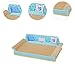 Bothyi Cat Scratcher Sofa Bed,Cardboard Lounge Home Cat Scratching Toy Household Scratching Pad Scratching Board for Kitten Playing