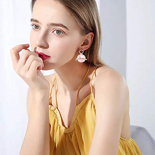 24 Pcs Assorted Gold Plated Enamel Cat Moon Star Celestial Charm Pendant DIY for Earrings Necklace Bracelet Jewelry Making and Crafting (M609-Pink)