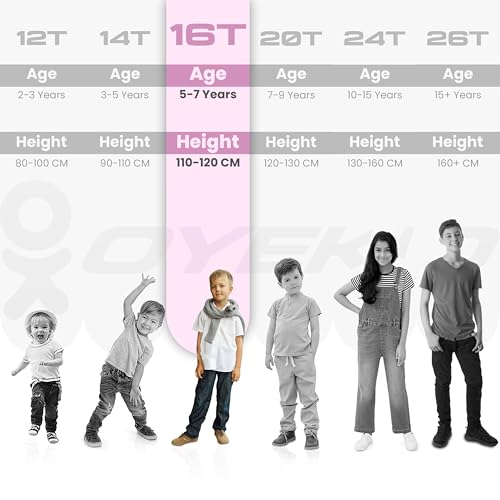 Image of Emma 16 Inch Cycle for Girls (Dark Pink /Pearl Pink, 16T)