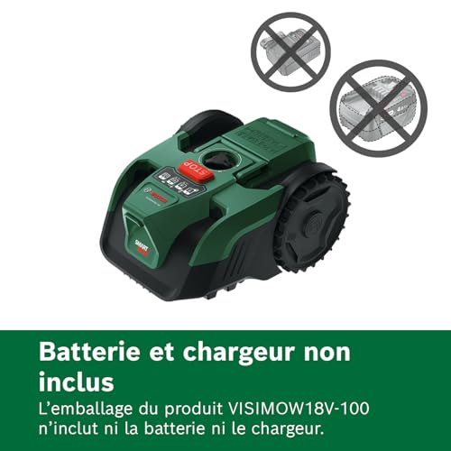 Robot Tondeuse Bosch VISIMOW 18V 100 18V Jusqu'à 100 m² - vue 7