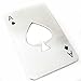 Price comparison product image DSYJ Stainless Steel Credit Card Poker Bottle Opener for Your Wallet - Silver