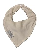 Silly Billyz Organic Cotton Bandana Bib, Snow, 0-2 Yrs