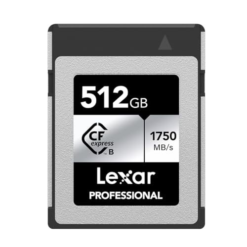 Lexar Professional CFexpress Type-B SILVER őǂݏo1750MB/s ő发1300MB/s [J[T|[g [J[ۏ10N Ki 512GB