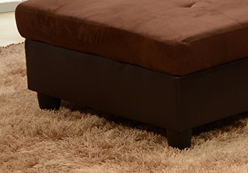 Sectional Sofa Set Chocolate Brown product thumbnail 5