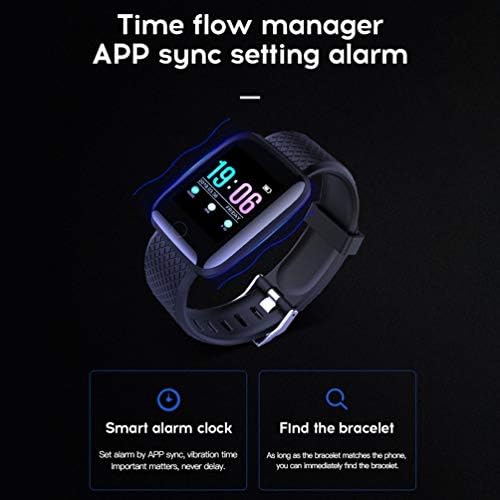 116 Plus Smart Watch 1,3 Zoll Tft Farbdisplay wasserdicht Sport Smart Watch  schwarz: Amazon.de: Garten