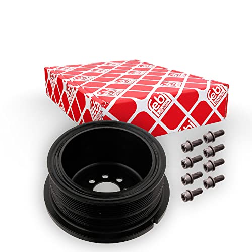 febi bilstein 33614 Pulley decoupled, for crankshaft with screws, pack of one