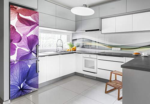 Pegatinas para refrigerador de flores Tulup decoración autoadhesiva de cocina 3