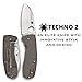 Spyderco Techno 2 Specialty Folding Utility Knife with 2.52