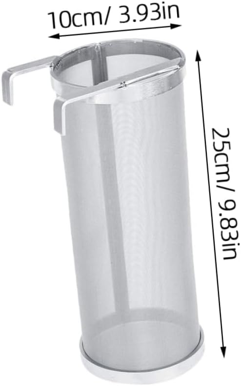 Hemobllo 1Pc Sturdy Stainless Steel Wine Filter Barrel Creative Beer Filter with Easy Clean Design for Home Brewing and Wine Making