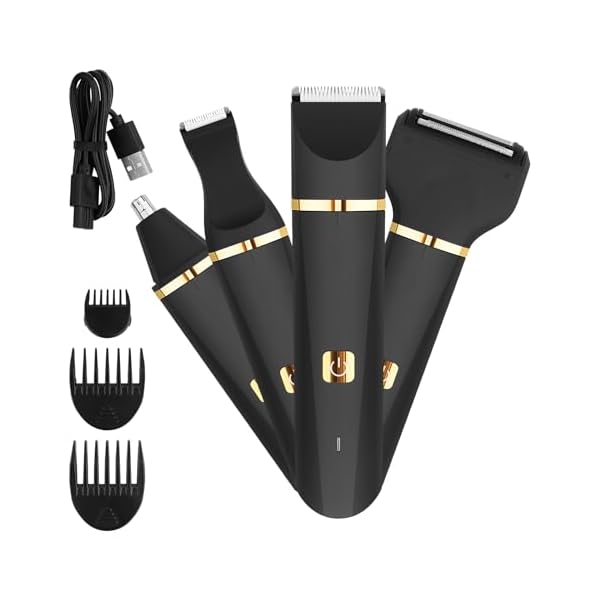 Damenrasierer Bikini-Trimmer für Frauen für Gesicht, Nase, Augenbrauen, Achselhöhlen, Beine, Schamhaartrimmer für Männer Brust, Rücken, Finger, Zehen Keramikklingen, IPX7 Nass und Trocken Verwenden