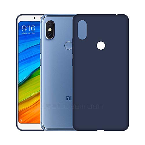 Image of Case Creation Luxurious OG Series for Xiaomi Redmi Note 5 Pro Case Cover,Anti-Dirty Slim Case Frosted Matte Candy TPU Raised Bezel (Splash of Color) Back Cover for Redmi Note 5 Pro -Electric Blue