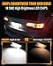 LESAUCE LED License Plate Light for 2014-2022 Jeep Cherokee Compass Patriot, 6000K White, High Brightness & Waterproof Tag Lamp Assembly Replacement, Plug and Play, Pack of 2