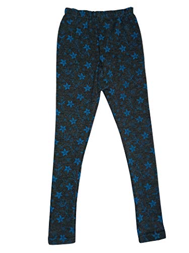 Image of IndiWeaves Girls Combo Pack of Warm Wollen Printed and Solid Leggings for Winters (Green,Beige,Dark Grey,Red,5-6 Years) Pack of 4