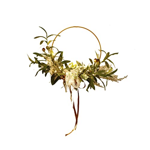 Décoration de fleurs à sec pour mur de restaurant et porche - 2