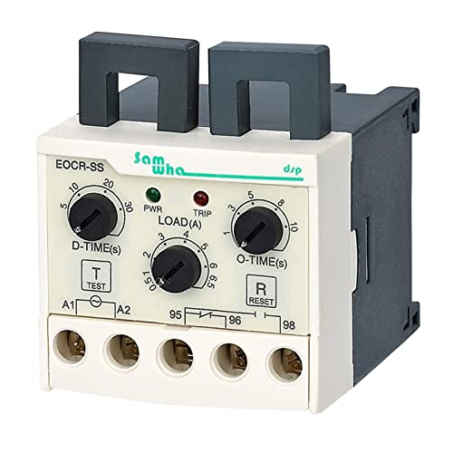 Relais de surcharge électronique EOCR-SS-220 évite la surchauffe moteur 3-35A