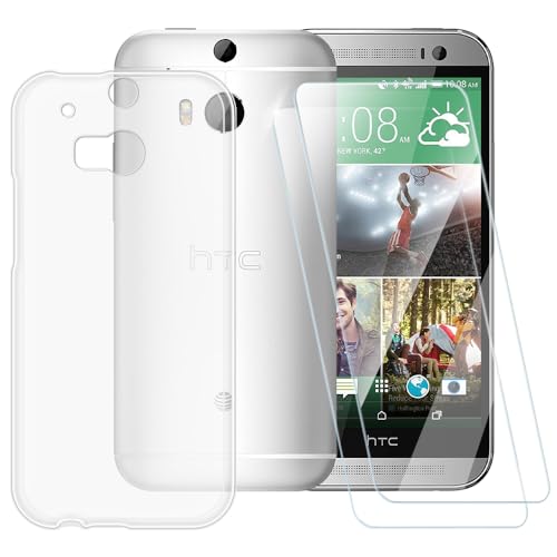 Bedruckte TPU Handyhülle + 2er-Set Gehärtete Schutzglas Kompatibel mit HTC One M8, Künstlerisches Schlankes Stoßfestes Cover, Kratzfest, Rundumschutz Bedruckte TPU Handyhülle + 2er-Set Gehärtete Schutzglas Kompatibel mit HTC One M8, Künstlerisches Schlankes Stoßfestes Cover, Kratzfest, Rundumschutz