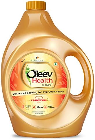 Oleev Health, Cooking Oil for Healthy Lifestyle, Edible Oil, Jar 5L