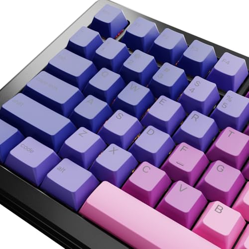 Image of GLORIOUS Gaming - GPBT Gradient Keycaps for Custom Mechanical Keyboards, No Fade Dye-Sublimated, Fits 100%, 75% 65% 60%, PBT Polymer, Fits ANSI & ISO, Supports Windows & macOS - Nebula