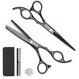 tijeras para bigote precio ✂ Un premium conjunto de 2 tijeras profesionales para cortar y entresacar, es ideal para el salón profesional y también para el uso diario en casa.