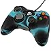 Produktbild TOOGOO(R) Anti Glare Silikonhuelle fuer Xbox 360 Controller (schwarz + blau)