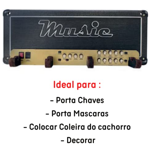 Porta Chaves decorativo com formato de Caixa de Som estiloso