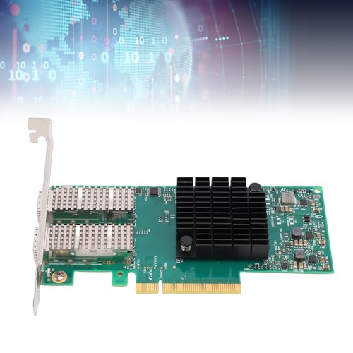 GOWENIC Adaptador de Tarjeta de Red para Servidor con Puerto Doble, Transmisión de Alta Velocidad de 10Gbps y Baja Latencia con Tecnología RDMA miniatura 5