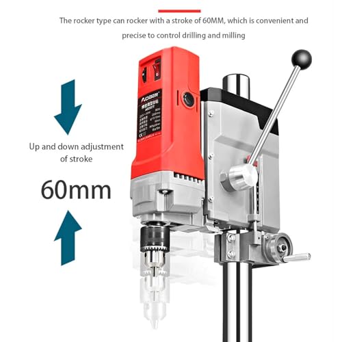 Mini perceuse à colonne 710W pour percer le fer sans dévier sur établi - 5