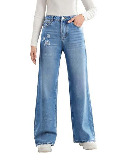 Bermuda en jean déchiré pour filles, le look d'été parfait au parc