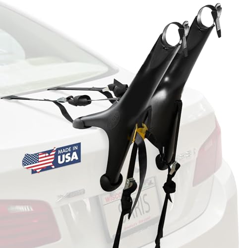 Saris 102 Solo 1-Bike Trunk Rack - Zero Adjustments, Easy Install, 100% Recyclable Plastic Frame And Non-Rusting Material, Compact Solo Trunk Mounted Bicycle Rack thumb #7