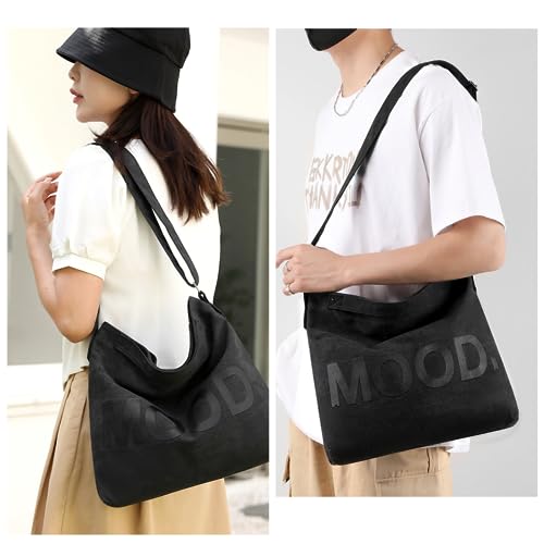 Bolso Tote de Lona para Hombro con Cierre miniatura 5