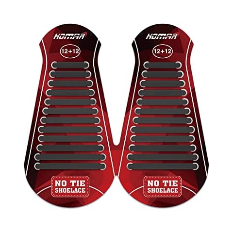 HOMAR No Tie Silicone Shoe Laces for All Cover