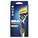 Produktbild Gillette ProShield Herrenrasierer mit 5 Anti-Reibungs-Klingen, Metall, Chrom, für Männer, jung und alt