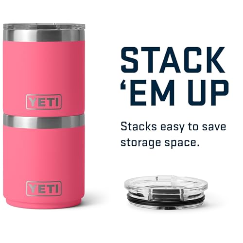 YETI Rambler 10 oz Ceramic Lined Lowball 2.0, Vacuum Insulated with MagSlider Lid, Tropical Pink - image 5
