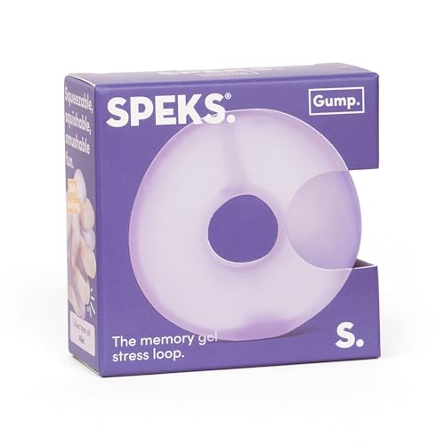 Speks Gump Loop | Mist | Ultraweiches Squishy Fidget Spielzeug für Erwachsene & Jugendliche | Handflächengroßer Spaß Stressabbau & Schreibtischspielzeug | Zusammendrückbares Memory Loop mit