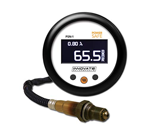 Innovate Motorsports 3893 PSN-1 PowerSafe Nitrous Bottle Pressure/Wideband Oxygen Gauge Kit