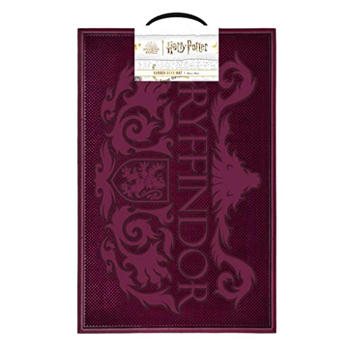 Harry Potter Fußmatte, Gryffindor-Design, 40 x 60 cm, Gummimatte, Geschenke für Frauen, Geschenke...