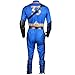 Generic Blue Jumpsuit Men Role Play Costumes Soldier Halloween (Women-Blue, X-Large)