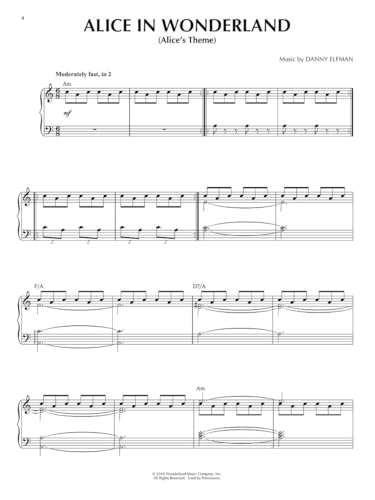 The Movie & TV Music of Danny Elfman: Piano Solo – vue 5