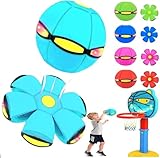 Magischer Ball Kinder Interaktiver Leuchtender Hüpfball mit 6 LED-Lichtern, umschaltbares Design in zwei Formen für Eltern-Kind-Aktivitäten (03)