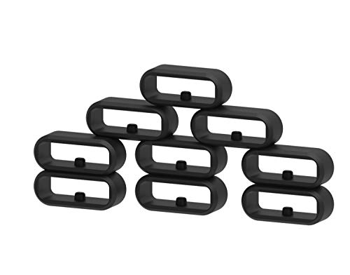 Lot de 6 anneaux de fixation pour Garmin Vivoactive 6, 5, 3/Forerunner 645, 245, 45, 55, 165, Venu Sq, Sq2, Vivomove, Fenix 7S, 6S, 5S, boucle de rechange en silicone – vue 6