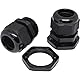 Lumonic 10x Kabelverschraubung M32 PG29 IP67 metrisch d16-21mm I Kabeldurchführung wasserdicht in schwarz I Verschraubungen, Schlauchdurchführung M32